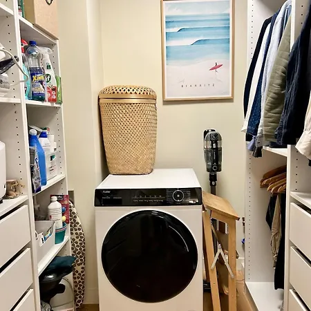 T3 De Gamme Proche - Climatisation, Terrasse, Jardin & Parking Gratuit Anglet